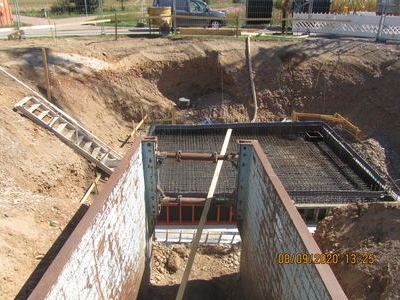 2. Leitung Reute - Unterbrechungsbauwerk